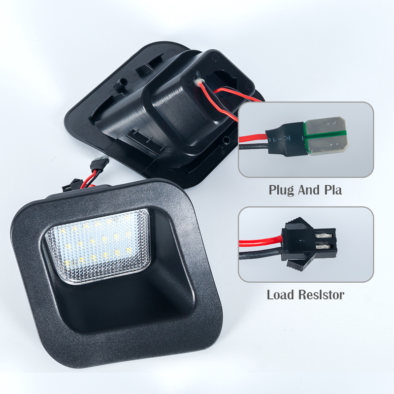 Éclairage de plaque d'immatriculation à assemblage de lampe à LED pour Dodge 2003-2018 Ram 1500 2500 3500