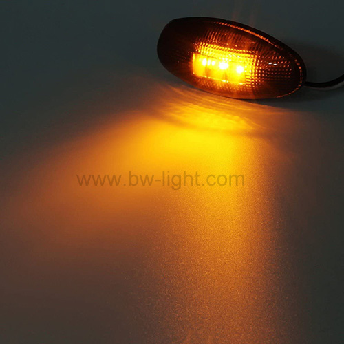 AC12V Amber Turn Signal Lampe LED Marqueur latérale
