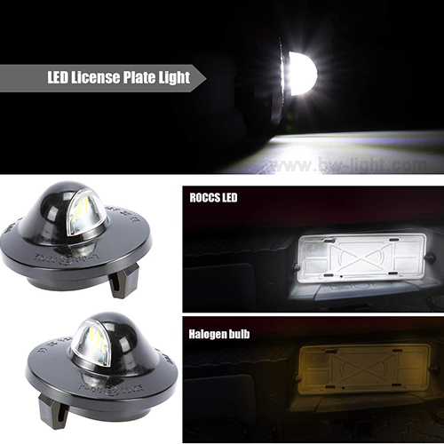 Lumière de plaque d'immatriculation de voiture à LED chaude pour Ford et Lincoln