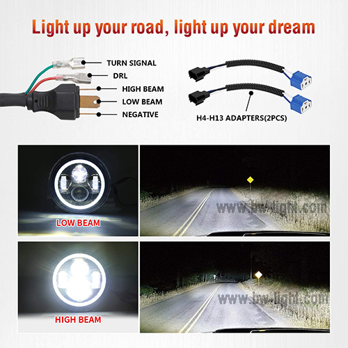 Rectangle 60W * 2 Led Work Light pour camions